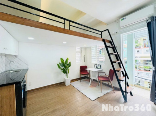 Ban Công+Gác+Máy Giặt Riêng full nội thất ngay đường Đặng Lộ khong giới hạn người ở