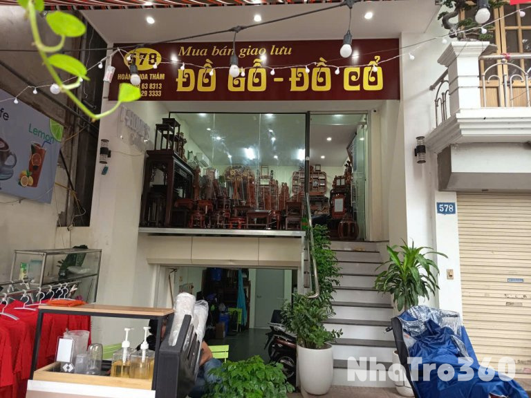 CHO THUÊ MẶT BẰNG KINH DOANH – 578 HOÀNG HOA THÁM  khu dân cư đông đúc, nhiều người qua lại