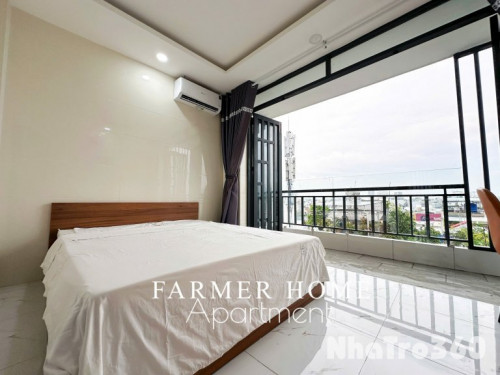 CHDV 1PN ban công lớn, tách bếp, full nội thất quận 8.