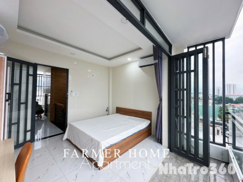 CHDV 1PN ban công lớn, tách bếp, full nội thất quận 8.