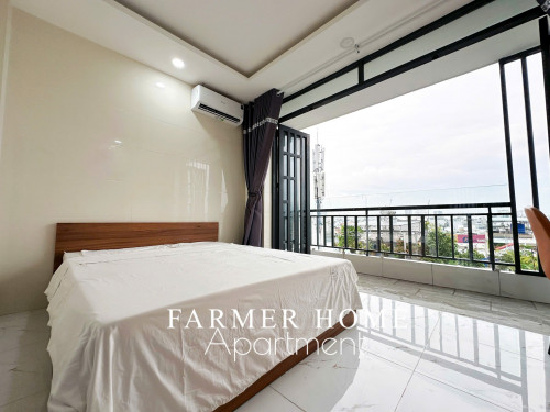CHDV 1PN ban công lớn, tách bếp, full nội thất quận 8.
