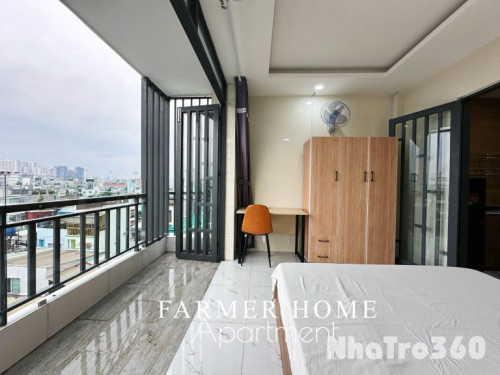 Cho thuê căn hộ Studio Ban công, Tách bếp Q8 gần cầu Kênh Xáng, cầu Nguyễn Văn Cừ, ĐH Tôn Đức Thắng