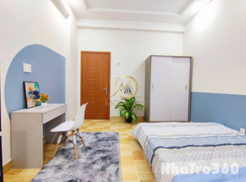 Phòng Full nội thất, ban công, tách bếp, máy giặt riêng giá chỉ từ 4tr8 không giới hạn người ở