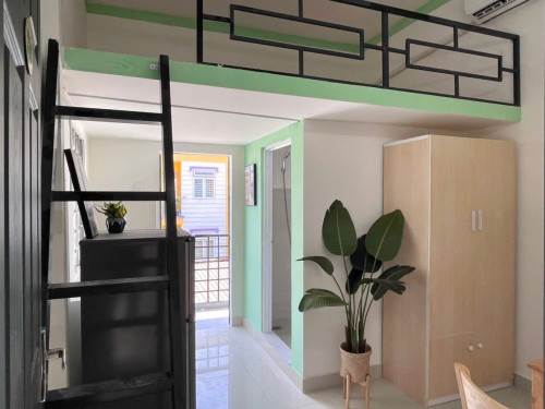 Cho thuê căn hộ Duplex (có gác), Q8, Đường Dương Bá Trạc, gần ĐH Sài Gòn, ĐH Sư Phạm, cầu Chữ Y