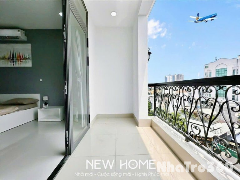 Căn hộ 1pn bancol full nội thất bancol thang máyQ3