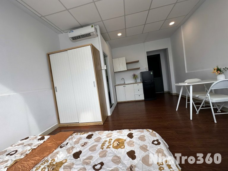 Cho thuê Studio ban công full nội thất Q8, ngay cầu Nguyễn Văn Cừ, cầu Rạch Ông, cầu chữ Y, Parcmall,…