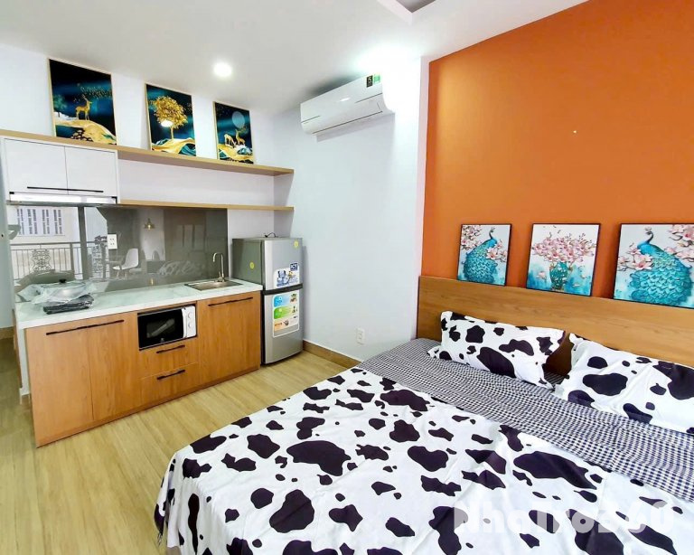 Cho thuê căn hộ Studio Ban công thoáng Q1 gần chợ Bến Thành, Bitexco, Takashimaya, cầu Calmette