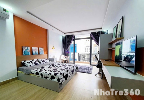 Cho thuê căn hộ Studio Ban công thoáng Q1 gần chợ Bến Thành, Bitexco, Takashimaya, cầu Calmette