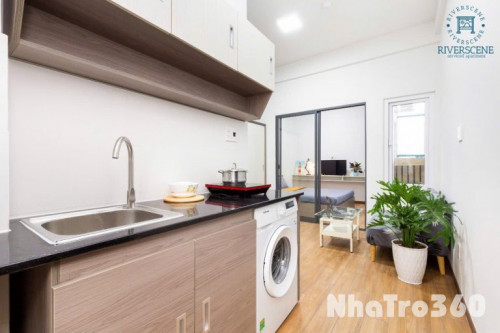 Cho thuê căn 1PN ban công full nội thất Q4, gần cầu Kênh Tẻ, Đh Luật, Đh Nguyễn Tất Thành, chợ Xóm Chiếu…