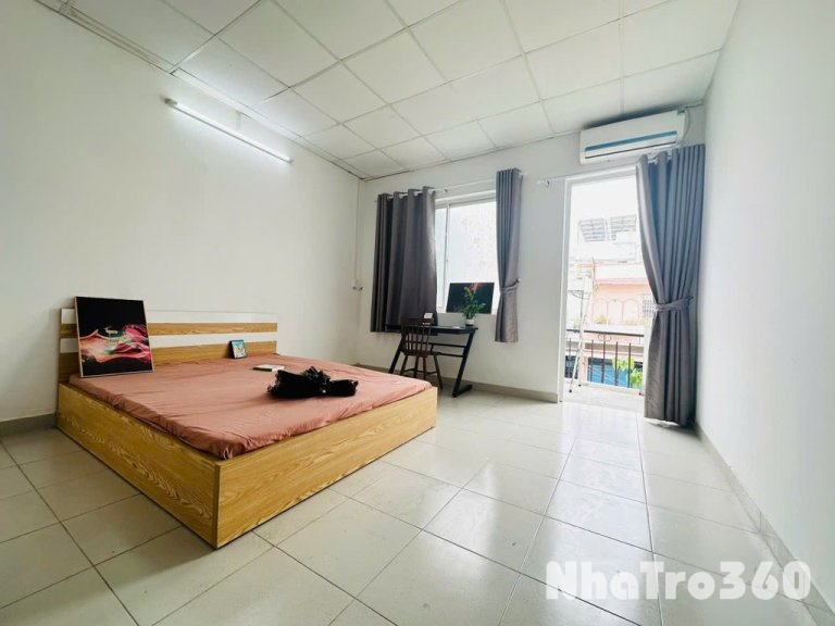 Căn hộ 1pn ban công gần sân bay ga T3 Tân Bình