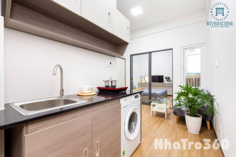 Cho thuê căn 1PN ban công full nội thất Q4, gần cầu Kênh Tẻ, Đh Luật, Đh Nguyễn Tất Thành, chợ Xóm Chiếu…