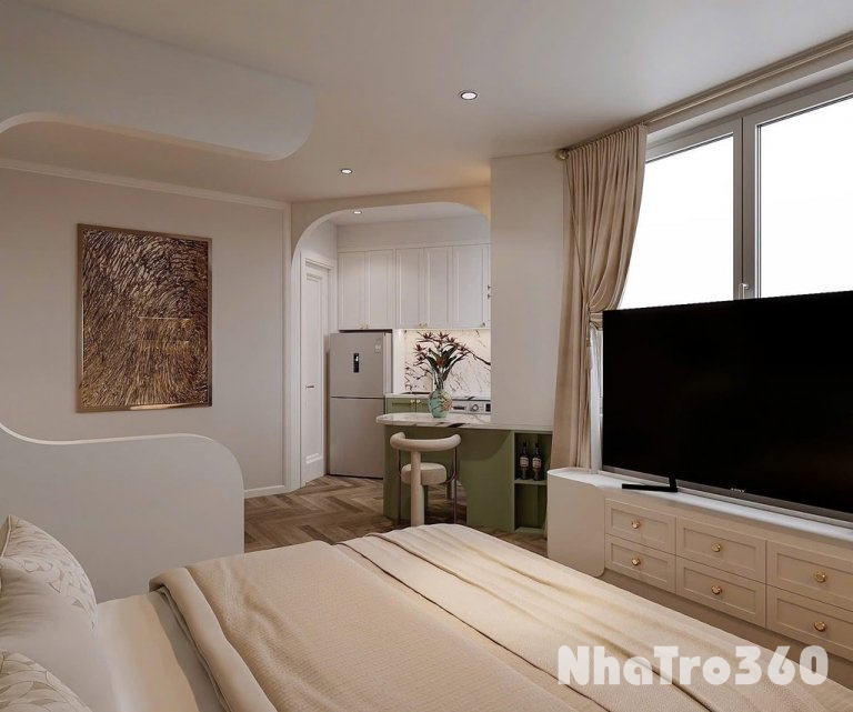 CHO THUÊ PHÒNG STUDIO TÁCH BẾP NGAY NHÀ GA T3, QTB