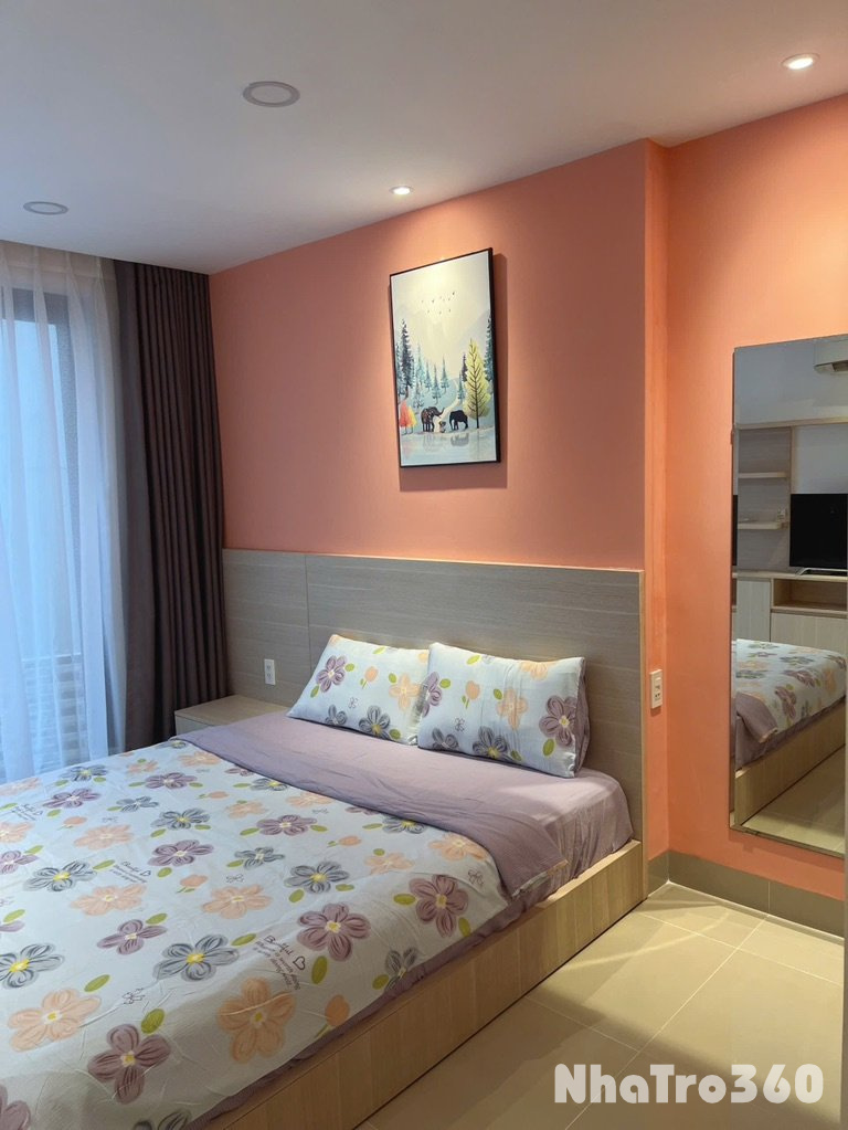 Cho Thuê Căn Hộ Studio Tách Bếp Full Nội Thất