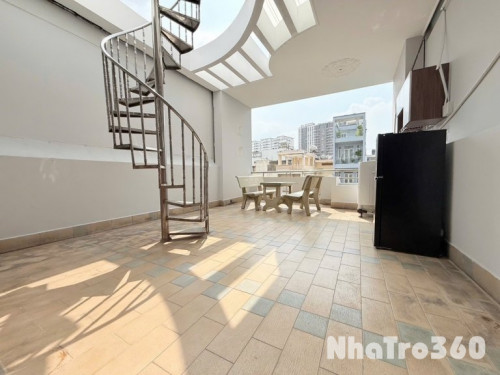 Full nội thất, sân thượng, 1 phòng ngủ, tách bếp