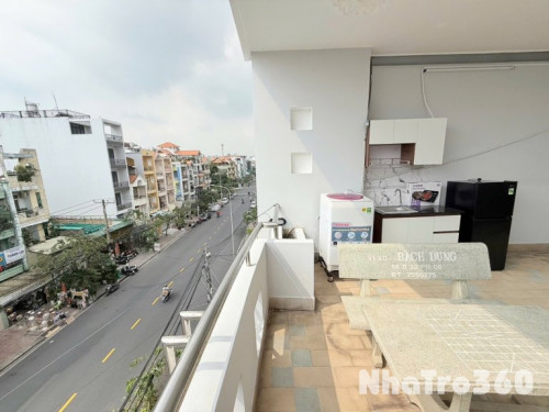 Full nội thất, sân thượng, 1 phòng ngủ, tách bếp
