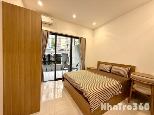 CHO THUÊ CĂN HỘ 1PN BAN CÔNG- NỘI THẤT- SÂN BAY