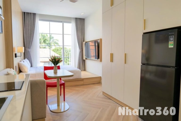 CHO THUÊ PHÒNG STUDIO FULL NỘI THẤT MỚI 100%, QTB