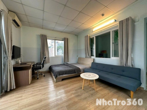 Cho thuê căn hộ 1PN, Q1, đường Lê Thị Riêng, gần Chợ Bến Thành, Công Viên 23/9, Công Viên Tao Đàn