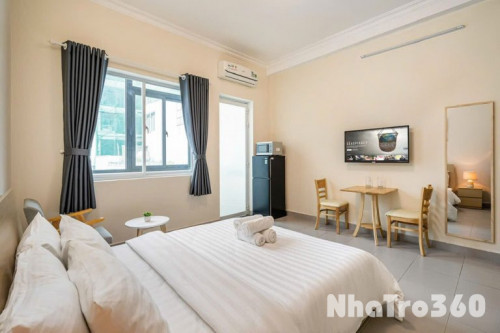 Cho thuê căn hộ 1PN quận 1, full nội thất cửa sổ