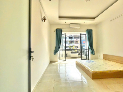 Cho thuê căn hộ 1PN, Ban công lớn Q8. Gần Parcmall, Bến xe quận 8, Central Premium, cầu Tạ Quang Bửu…