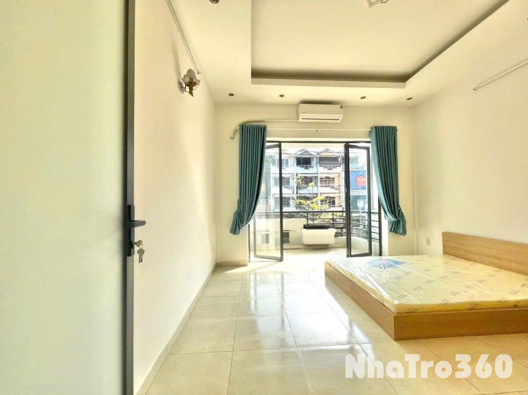 Cho thuê căn hộ 1PN, Ban công lớn Q8. Gần Parcmall, Bến xe quận 8, Central Premium, cầu Tạ Quang Bửu…