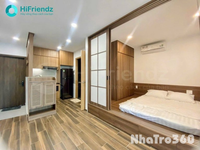 CHO THUÊ PHONGD STUDIO TÁCH BẾP FULL NỘI THẤT, QTB