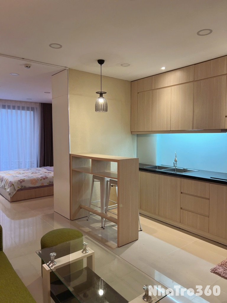 Cho Thuê Căn Hộ Studio Tách Bếp Full Nội Thất