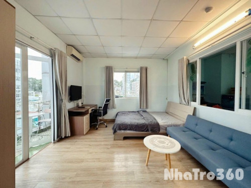 Cho thuê căn hộ 1PN, Q1, đường Lê Thị Riêng, gần Chợ Bến Thành, Công Viên 23/9, Công Viên Tao Đàn