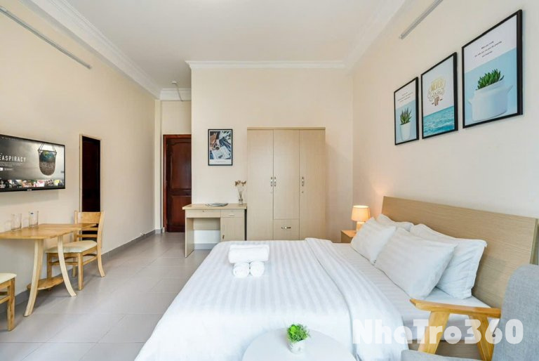 Cho thuê căn hộ 1PN quận 1, full nội thất cửa sổ