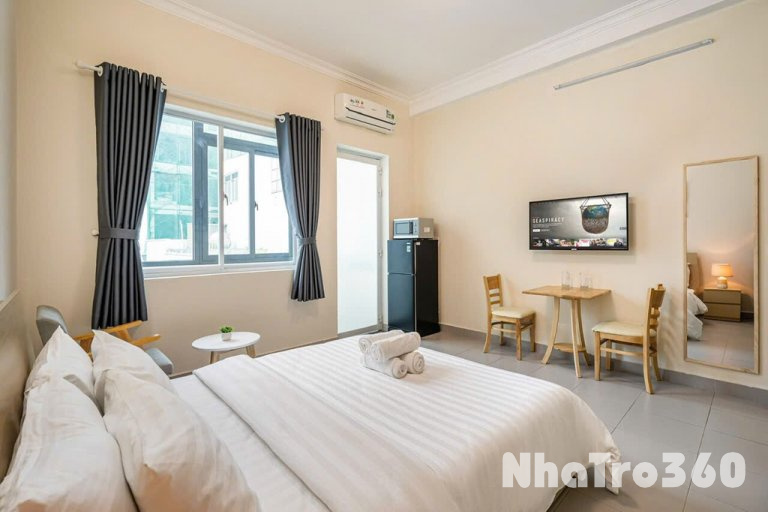 Cho thuê căn hộ 1PN quận 1, full nội thất cửa sổ