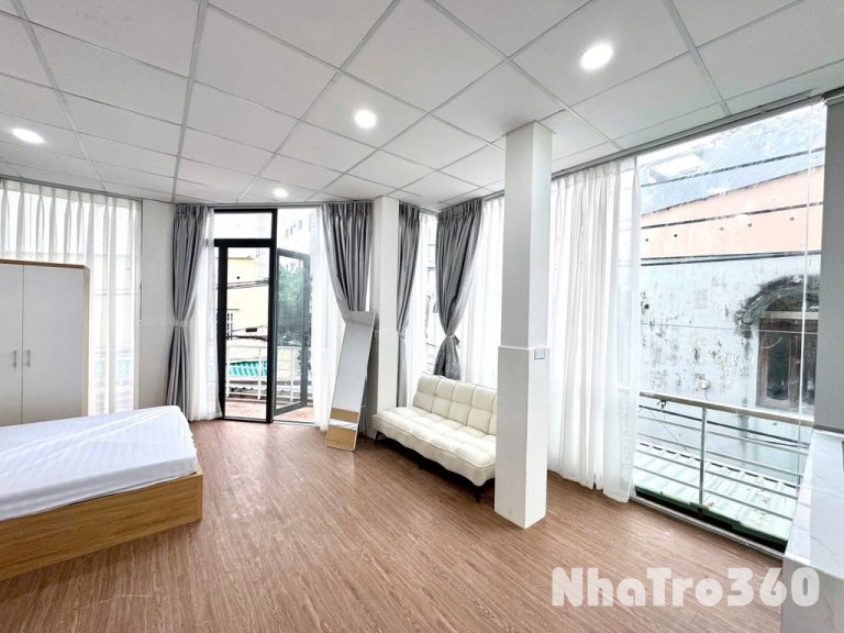 PHÒNG BAN CÔNG 35M2 QUẬN 8 DƯƠNG BÁ TRẠC GẦN QUẬN1