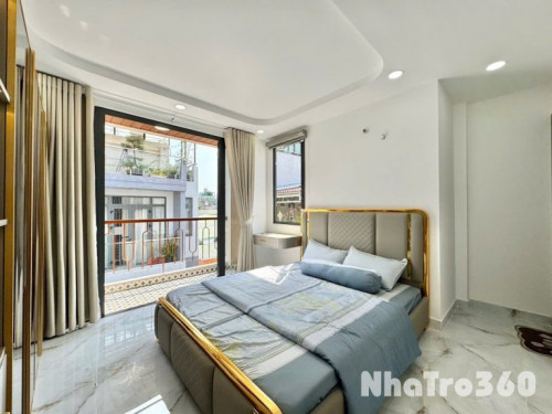 STUDIO FULL NỘI THẤT BAN CÔNG THOÁNG MÁT