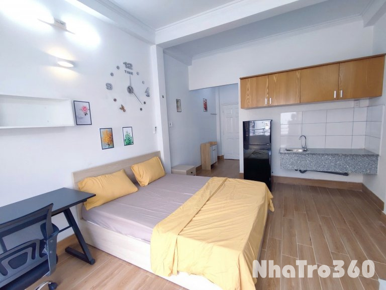 Cho thuê căn hộ Studio Ban công thoáng Q1 gần chợ Tân Định, nhà thờ Tân Định, công viên Lê Văn Tám