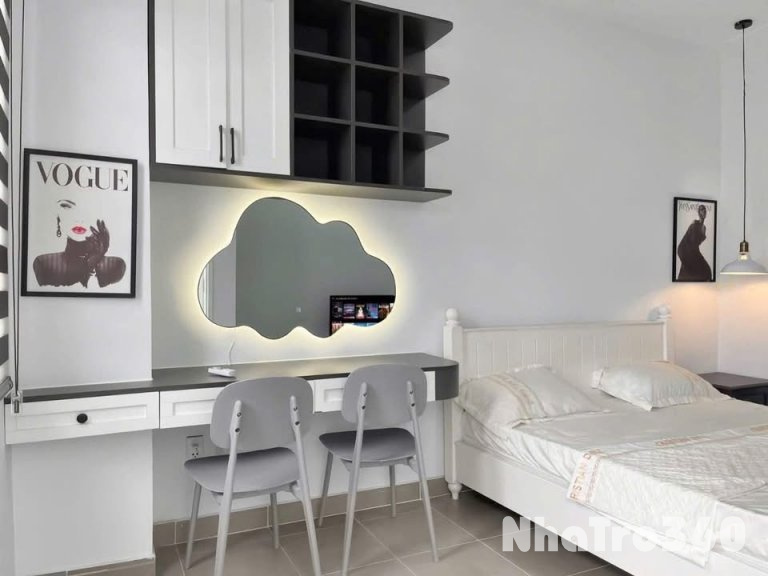 CHO THUÊ PHÒNG STUDIO TÁCH BẾP FULL NỘI THẤT, QTB