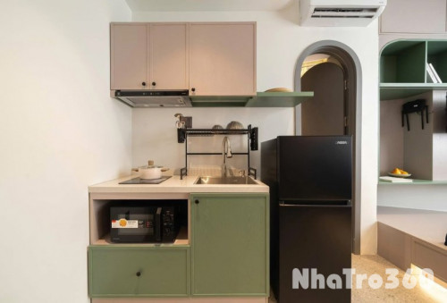 CHO THUÊ PHÒNG STUDIO FULL NỘI THẤT MỚI 100%, QTB