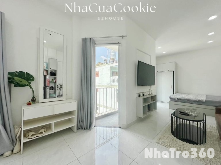 CHO THUÊ PHÒNG STUDO CÓ BAN CÔNG THOÁNG MÁT, QTB