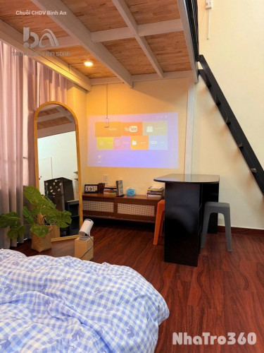 CHO THUÊ PHÒNG DUPLEX CÓ BAN CÔNG NGAY NHÀ GA T3