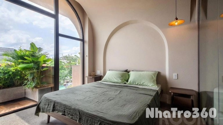 CHO THUÊ PHÒNG STUDIO TÁCH BẾP FULL NỘI THẤT, QTB