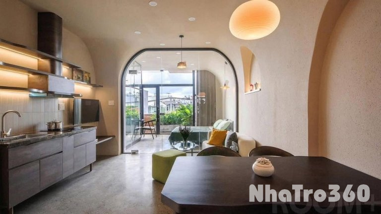 CHO THUÊ PHÒNG STUDIO TÁCH BẾP FULL NỘI THẤT, QTB