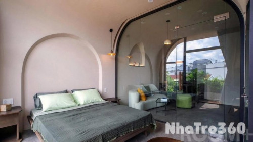 CHO THUÊ PHÒNG STUDIO TÁCH BẾP FULL NỘI THẤT, QTB