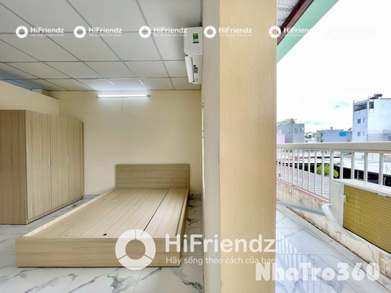 Full nội thất, ban công, tự do, giá rẻ, rộng 40m2
