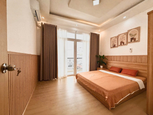 Cho thuê căn hộ 1PN Ban công thoáng Q4 gần chợ 200, ĐH Luật, ĐH Nguyễn Tất Thành