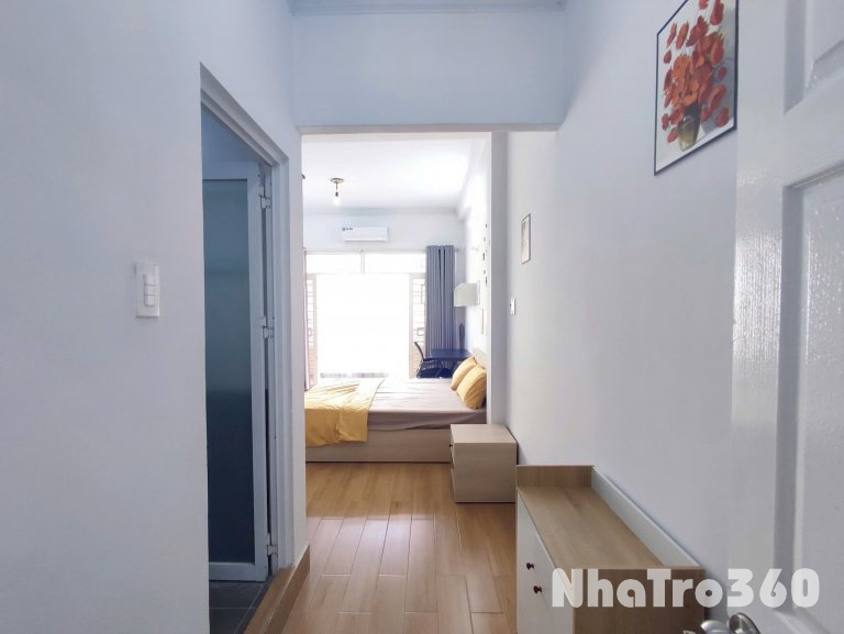 Cho thuê Studio ban công Q1, ngay chợ Tân Định, nhà thờ Tân Định, công viên Lê Văn Tám, cầu Bông,…