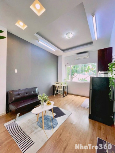 Cho thuê căn hộ 1PN quận 1, cửa sổ full nội thất