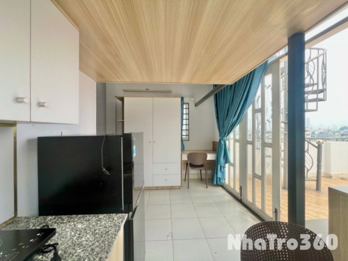 Cho thuê phòng trọ ban công Tạ Quang Bửu Q8