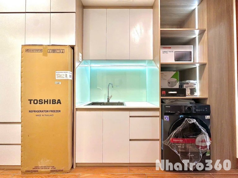 Cho thuê căn hộ Studio Cửa sổ MỚI 100% Q4 gần công viên 23 tháng 9, Bùi Viện, chợ Bến Thành