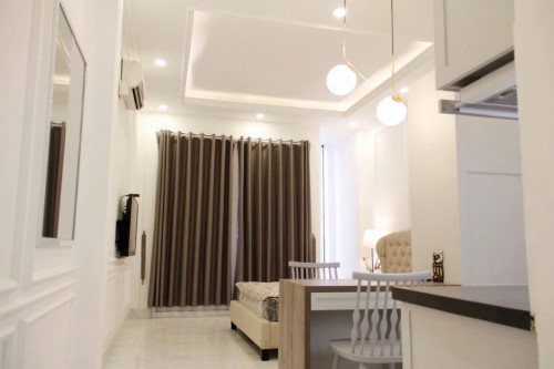 Cho thuê căn hộ Studio Ban công Q4 gần cầu Ông Lãnh, cầu Kênh Tẻ, công viên Khánh Hội