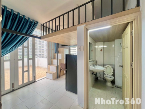 Cho thuê phòng trọ ban công Tạ Quang Bửu Q8