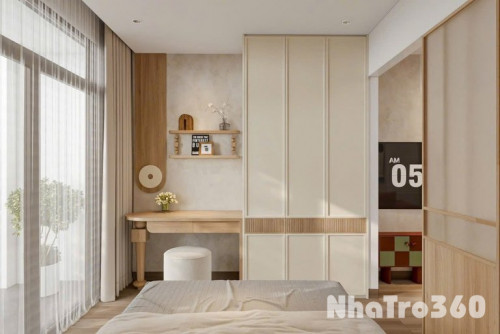 Cho Thuê Căn Hộ Studio Ban Công Full Nội Thất