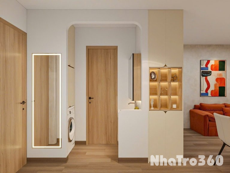 Cho Thuê Căn Hộ Studio Ban Công Full Nội Thất